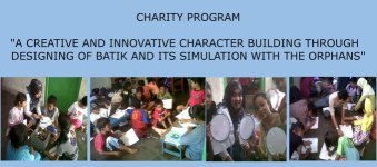 Designing Batik and Its Simulation with the Orphans