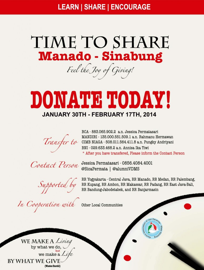 #CharityForManado #CharityForSinabung