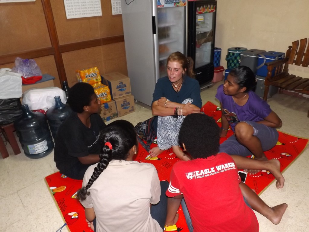 Lotte Troost ( student from Leiden University) join us in Pondok Asih Harapan