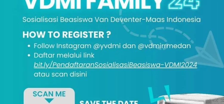 RR Medan: Sosialisasi Beasiswa Van Deventer-Maas Indonesia