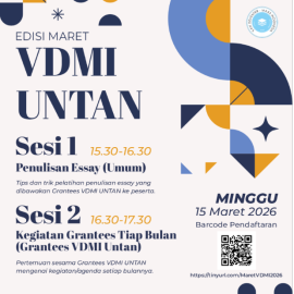 YVDMI UNTAN: Penulisan Essay dan Pertemuan Grantees