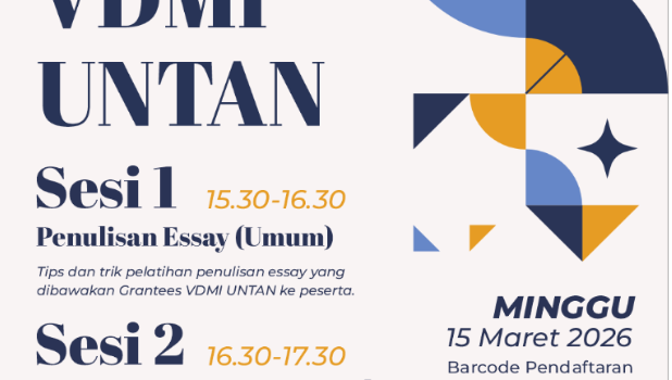YVDMI UNTAN: Penulisan Essay dan Pertemuan Grantees