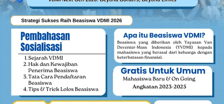 RR Medan: Sosialisasi Beasiswa VDMI